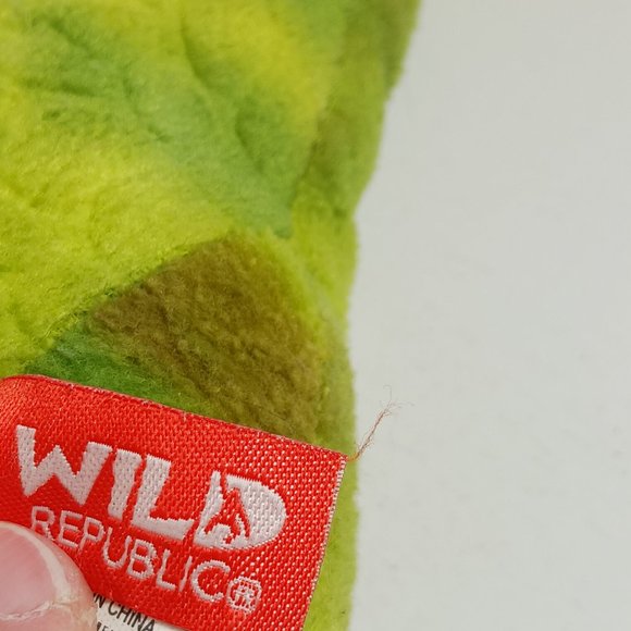 Wild Republic Iguana Lizard Stuffed Animal Plush Green Orange Realistic 23" - Picture 12 of 14
